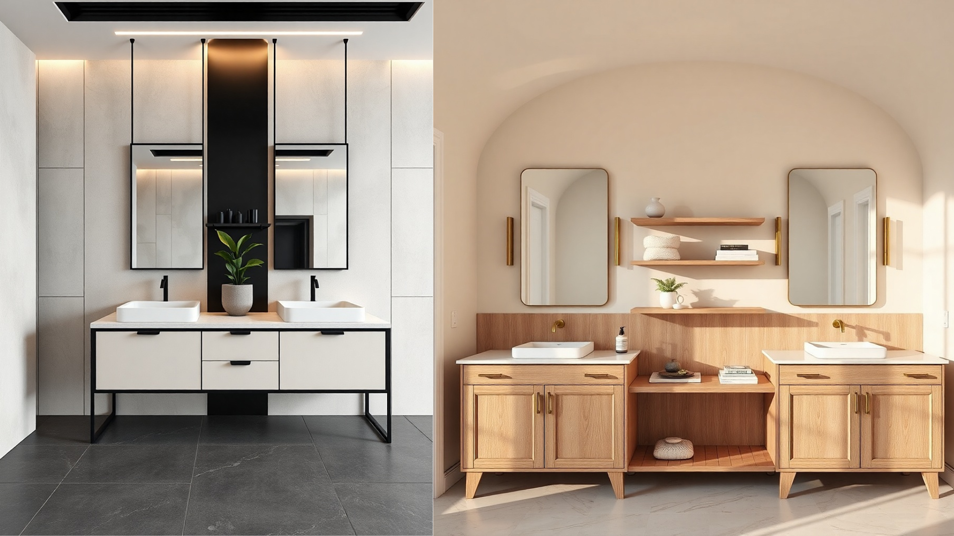 Budget-Friendly Double Vanity Bathroom Ideas