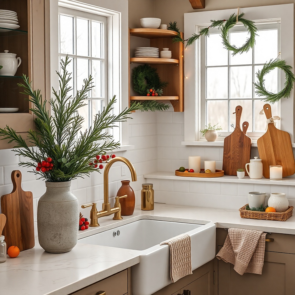 12 Christmas Kitchen Counter Decor Ideas That Feel Festive Without Taking Over