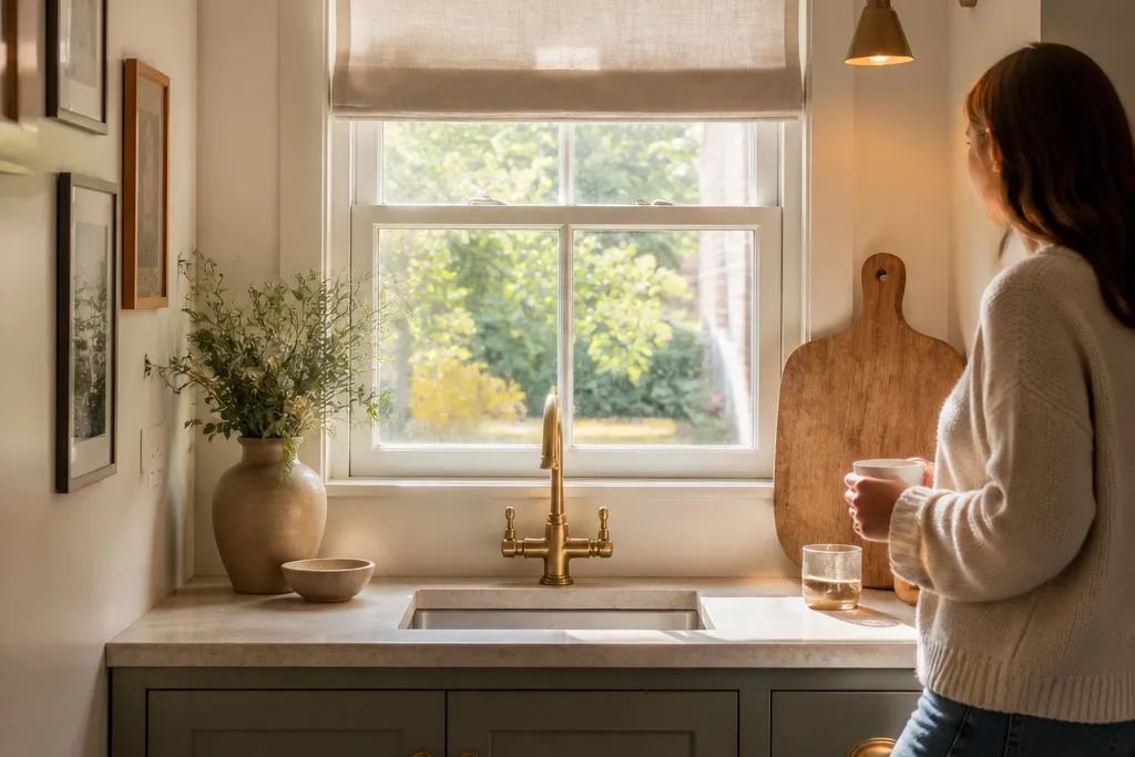 Cozy Small Kitchen Window Ideas for More Light