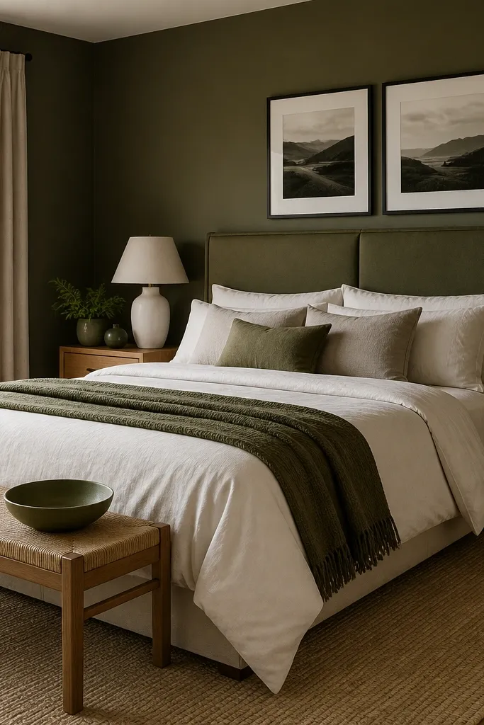 Dark Olive Modern Bedroom Design Ideas for Beginners
