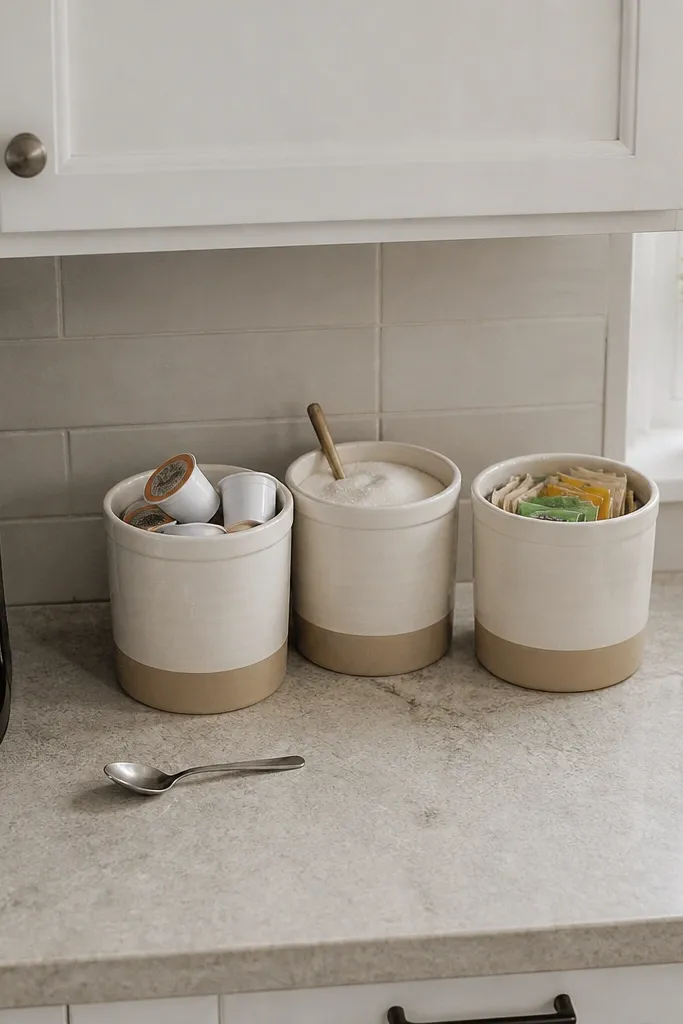12 Kitchen Counter Canister Ideas That Keep Everyday Essentials Within Reach