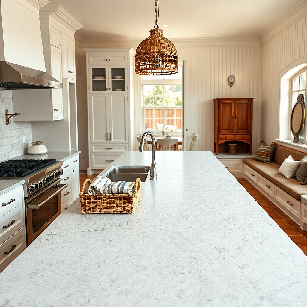 Two glass jars with flour and sugar on a kitchen counter