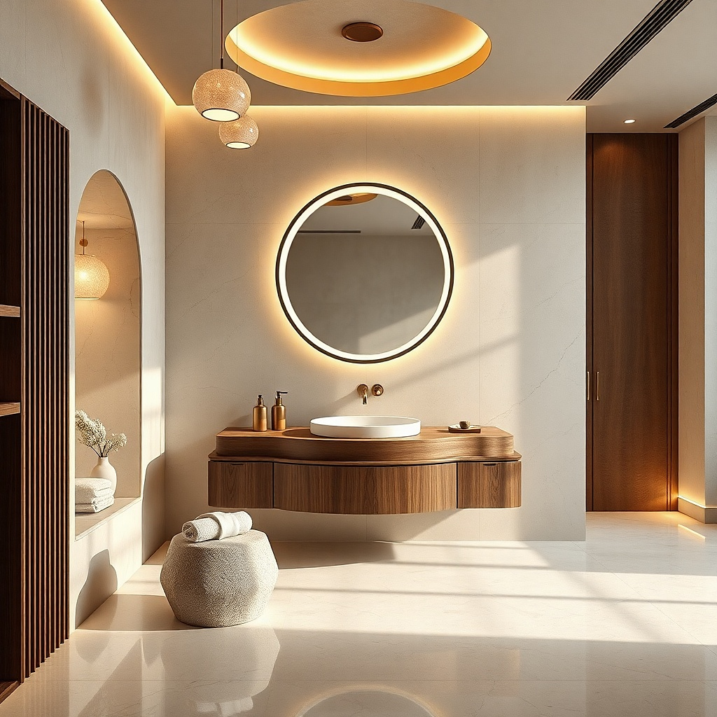 Small-Space Bathroom Vanity Ideas That Open Up