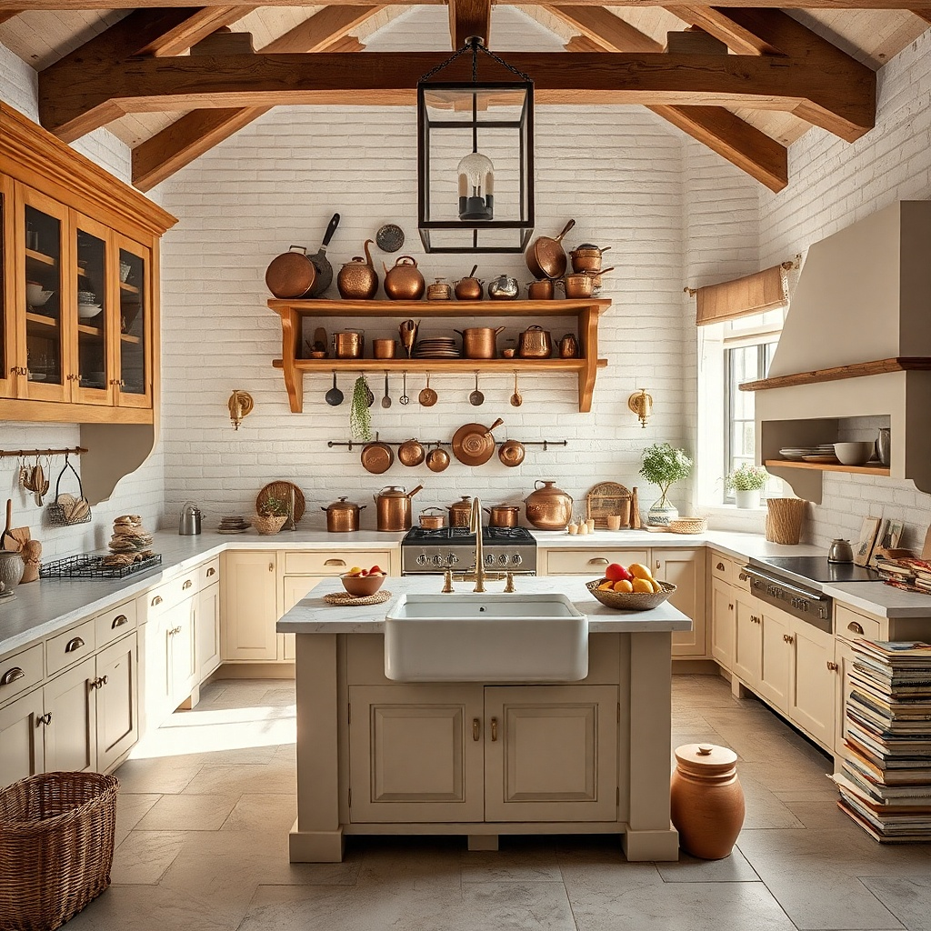 Themed Kitchen Wall Decor With Lights