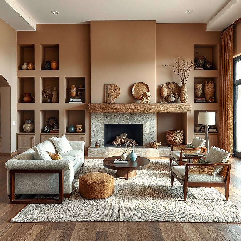 Year-Round Living Room Wall Decor Ideas